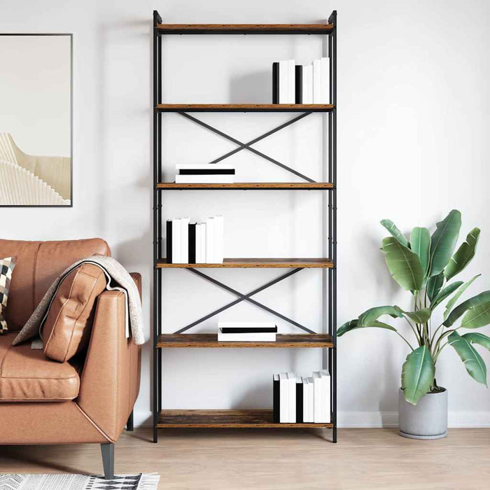 Bibliotecă Lemn vechi 80 x 30 x 188 cm Lemn compozit - WALTI WALTI