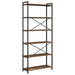 Bibliotecă Lemn vechi 80 x 30 x 188 cm Lemn compozit - WALTI WALTI