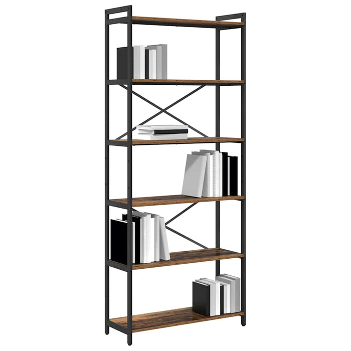 Bibliotecă Lemn vechi 80 x 30 x 188 cm Lemn compozit - WALTI WALTI