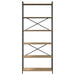 Bibliotecă stejar artizanal 80 x 30 x 188 cm Lemn compozit - WALTI WALTI