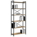 Bibliotecă stejar artizanal 80 x 30 x 188 cm Lemn compozit - WALTI WALTI