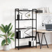 Bibliotecă Stejar negru 80 x 30 x 153 cm Lemn compozit - WALTI WALTI