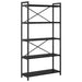 Bibliotecă Stejar negru 80 x 30 x 153 cm Lemn compozit - WALTI WALTI