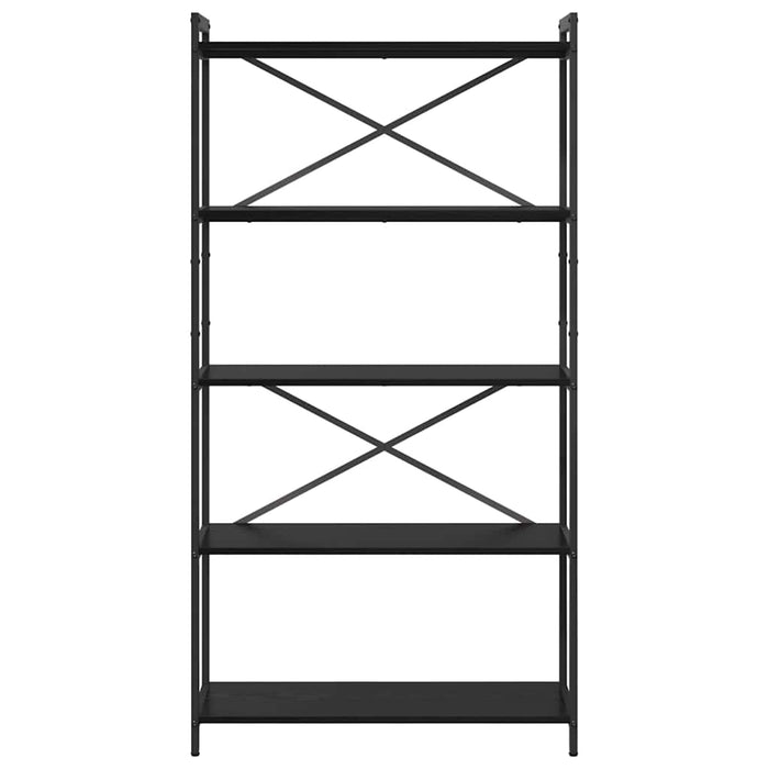 Bibliotecă Stejar negru 80 x 30 x 153 cm Lemn compozit - WALTI WALTI