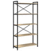 Bibliotecă Stejar sonoma 80 x 30 x 153 cm Lemn compozit - WALTI WALTI