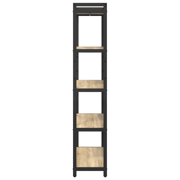 Bibliotecă Stejar sonoma 80 x 30 x 153 cm Lemn compozit - WALTI WALTI