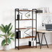 Bibliotecă Stejar afumat 80 x 30 x 153 cm Lemn compozit - WALTI WALTI