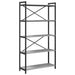 Bibliotecă sonoma gri 80 x 30 x 153 cm Lemn compozit - WALTI WALTI
