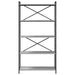 Bibliotecă sonoma gri 80 x 30 x 153 cm Lemn compozit - WALTI WALTI