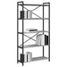 Bibliotecă sonoma gri 80 x 30 x 153 cm Lemn compozit - WALTI WALTI