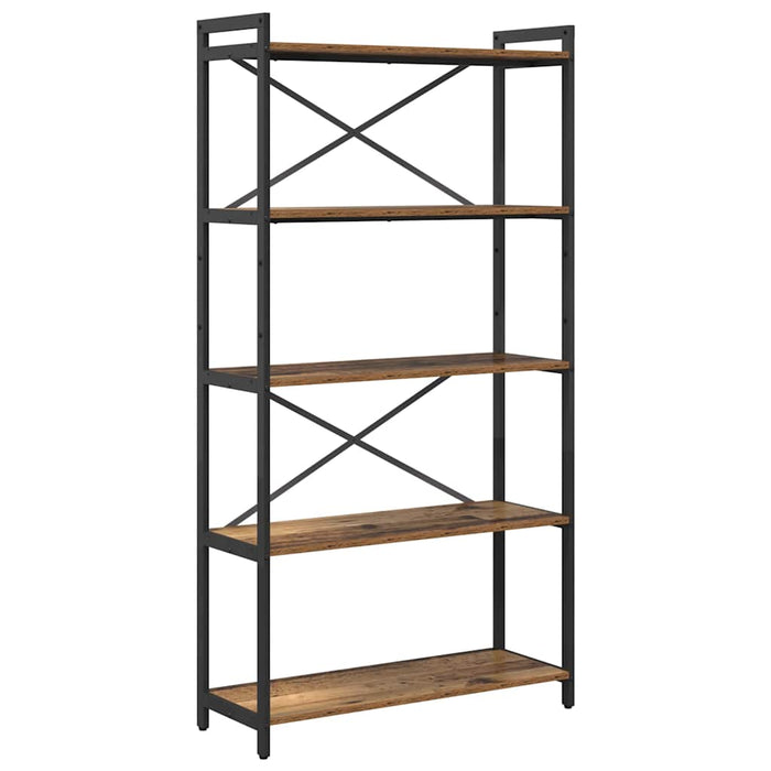 Bibliotecă Lemn vechi 80 x 30 x 153 cm Lemn compozit - WALTI WALTI