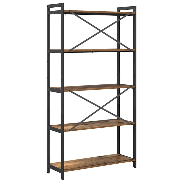 Bibliotecă Lemn vechi 80 x 30 x 153 cm Lemn compozit - WALTI WALTI