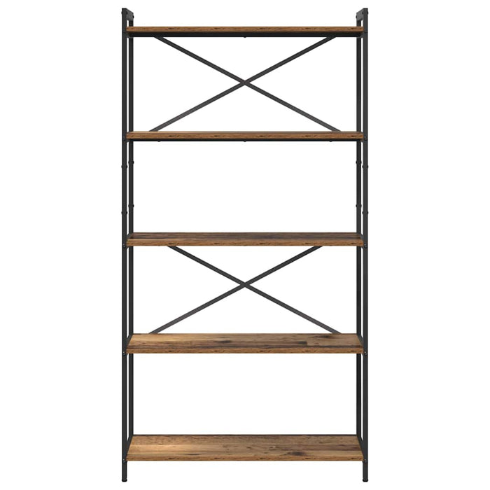 Bibliotecă Lemn vechi 80 x 30 x 153 cm Lemn compozit - WALTI WALTI