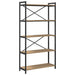 Bibliotecă stejar artizanal 80 x 30 x 153 cm Lemn compozit - WALTI WALTI