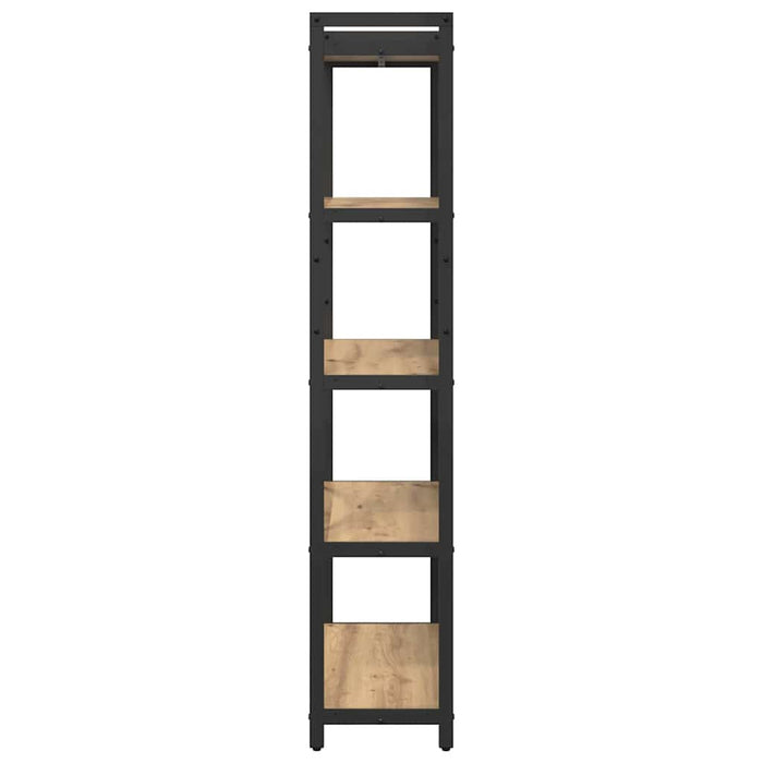 Bibliotecă stejar artizanal 80 x 30 x 153 cm Lemn compozit - WALTI WALTI