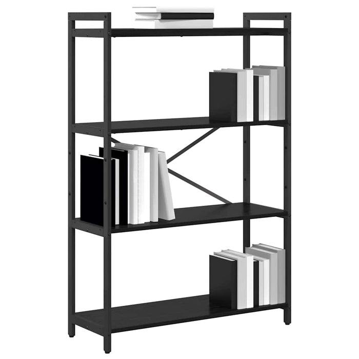Bibliotecă Stejar negru 80 x 30 x 118 cm Lemn compozit - WALTI WALTI