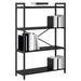 Bibliotecă Stejar negru 80 x 30 x 118 cm Lemn compozit - WALTI WALTI