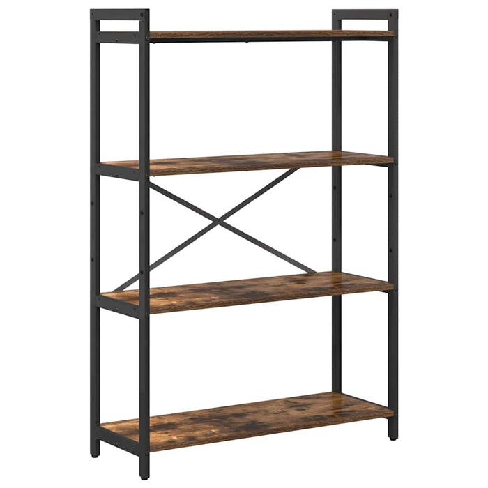 Bibliotecă Stejar afumat 80 x 30 x 118 cm Lemn compozit - WALTI WALTI