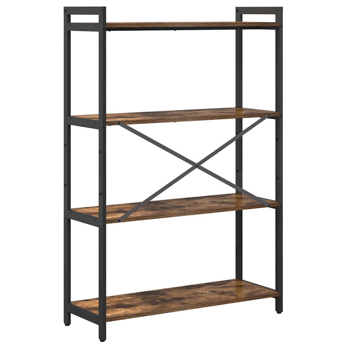 Bibliotecă Stejar afumat 80 x 30 x 118 cm Lemn compozit - WALTI WALTI