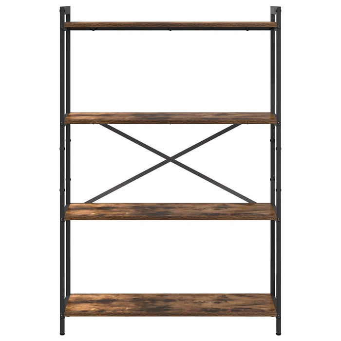 Bibliotecă Stejar afumat 80 x 30 x 118 cm Lemn compozit - WALTI WALTI