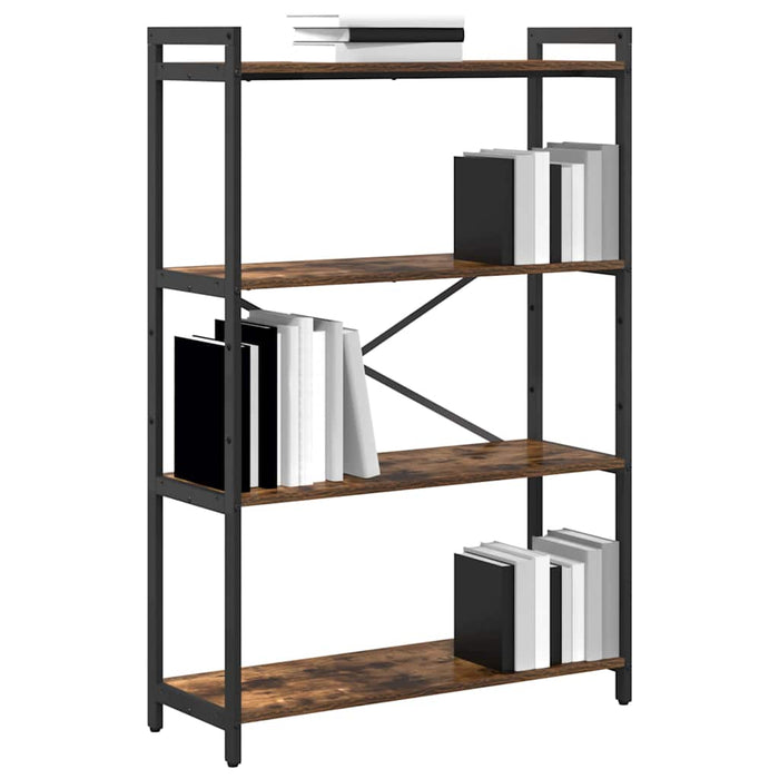 Bibliotecă Stejar afumat 80 x 30 x 118 cm Lemn compozit - WALTI WALTI