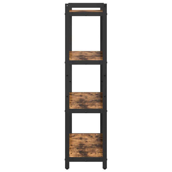 Bibliotecă Stejar afumat 80 x 30 x 118 cm Lemn compozit - WALTI WALTI