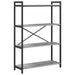Bibliotecă sonoma gri 80 x 30 x 118 cm Lemn compozit - WALTI WALTI