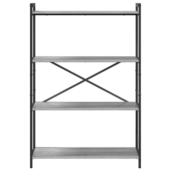 Bibliotecă sonoma gri 80 x 30 x 118 cm Lemn compozit - WALTI WALTI