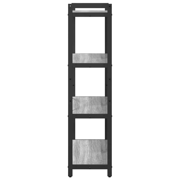 Bibliotecă sonoma gri 80 x 30 x 118 cm Lemn compozit - WALTI WALTI