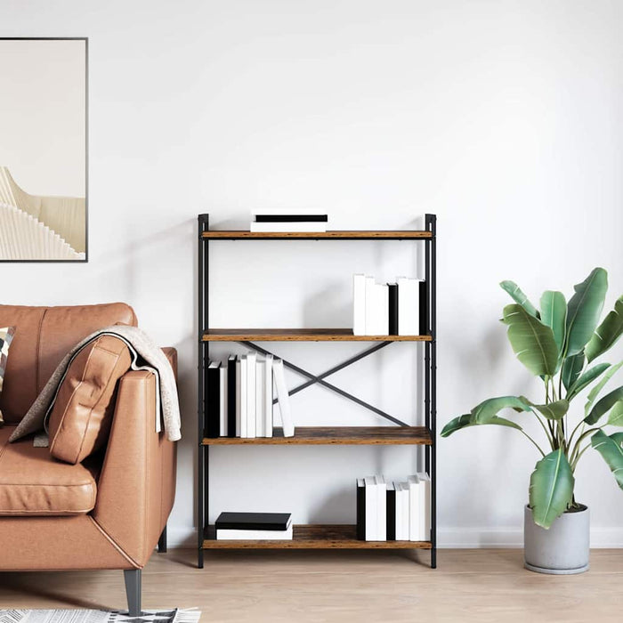 Bibliotecă Lemn vechi 80 x 30 x 118 cm Lemn compozit - WALTI WALTI