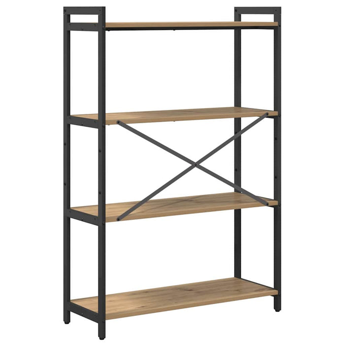 Bibliotecă stejar artizanal 80 x 30 x 118 cm Lemn compozit - WALTI WALTI