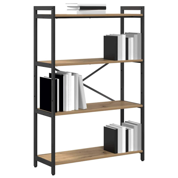 Bibliotecă stejar artizanal 80 x 30 x 118 cm Lemn compozit - WALTI WALTI