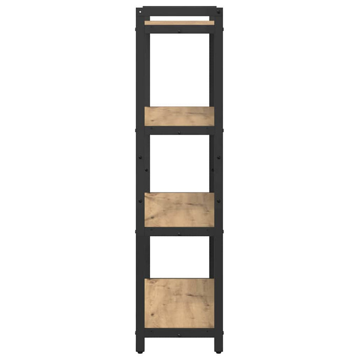 Bibliotecă stejar artizanal 80 x 30 x 118 cm Lemn compozit - WALTI WALTI