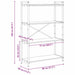 Bibliotecă stejar artizanal 80 x 30 x 118 cm Lemn compozit - WALTI WALTI