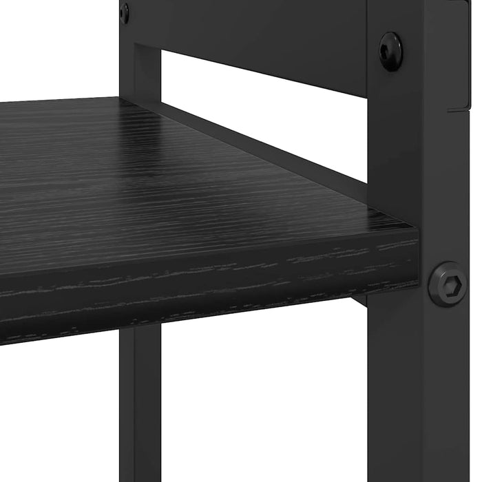 Bibliotecă Stejar negru 80 x 30 x 83 cm Lemn compozit - WALTI WALTI