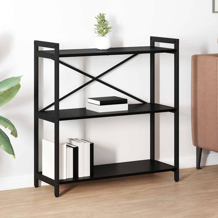 Bibliotecă Stejar negru 80 x 30 x 83 cm Lemn compozit - WALTI WALTI
