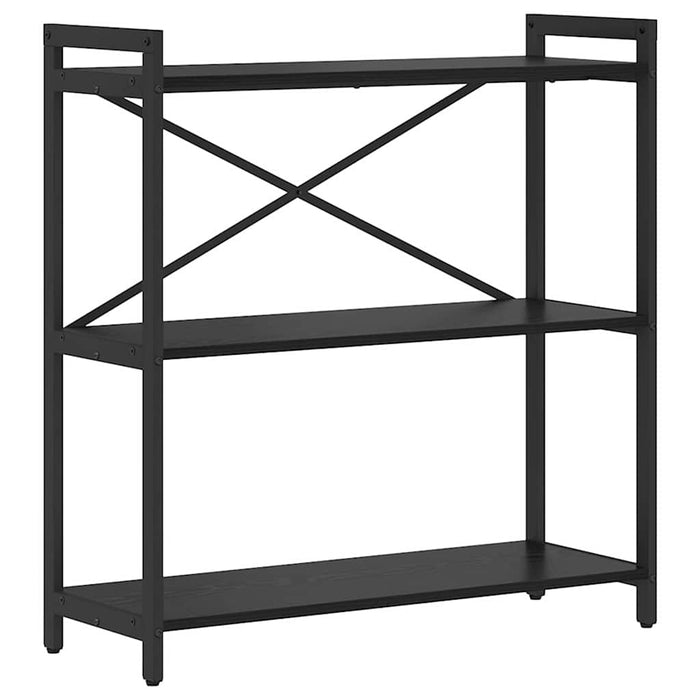 Bibliotecă Stejar negru 80 x 30 x 83 cm Lemn compozit - WALTI WALTI