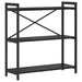Bibliotecă Stejar negru 80 x 30 x 83 cm Lemn compozit - WALTI WALTI
