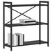Bibliotecă Stejar negru 80 x 30 x 83 cm Lemn compozit - WALTI WALTI