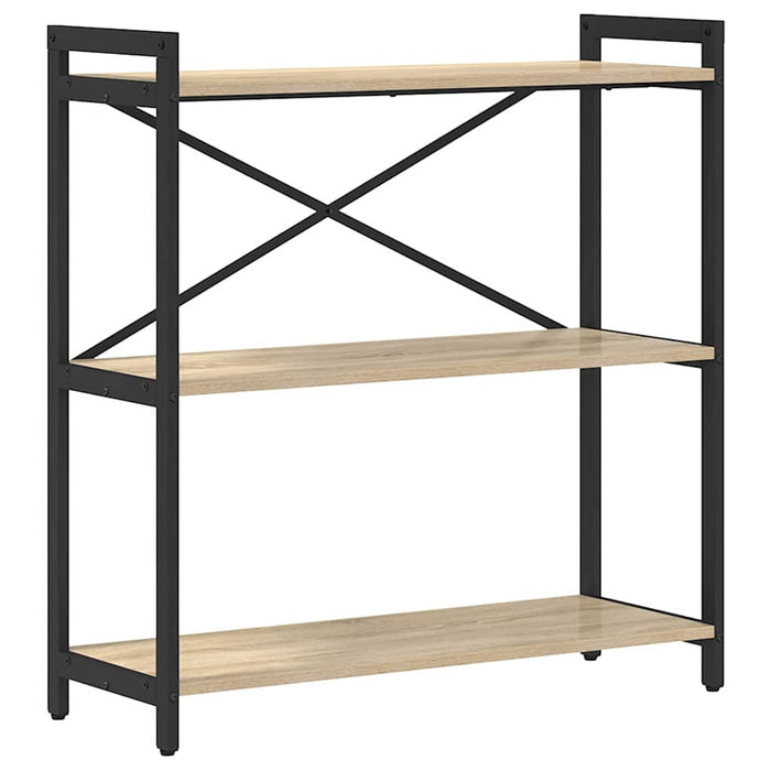 Bibliotecă Stejar sonoma 80 x 30 x 83 cm Lemn compozit - WALTI WALTI