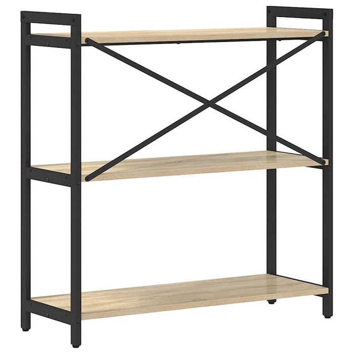 Bibliotecă Stejar sonoma 80 x 30 x 83 cm Lemn compozit - WALTI WALTI