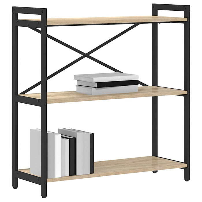 Bibliotecă Stejar sonoma 80 x 30 x 83 cm Lemn compozit - WALTI WALTI