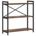 Bibliotecă Stejar afumat 80 x 30 x 83 cm Lemn compozit - WALTI WALTI