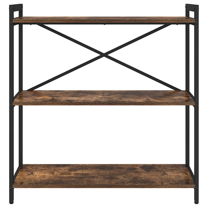 Bibliotecă Stejar afumat 80 x 30 x 83 cm Lemn compozit - WALTI WALTI