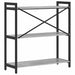Bibliotecă sonoma gri 80 x 30 x 83 cm Lemn compozit - WALTI WALTI