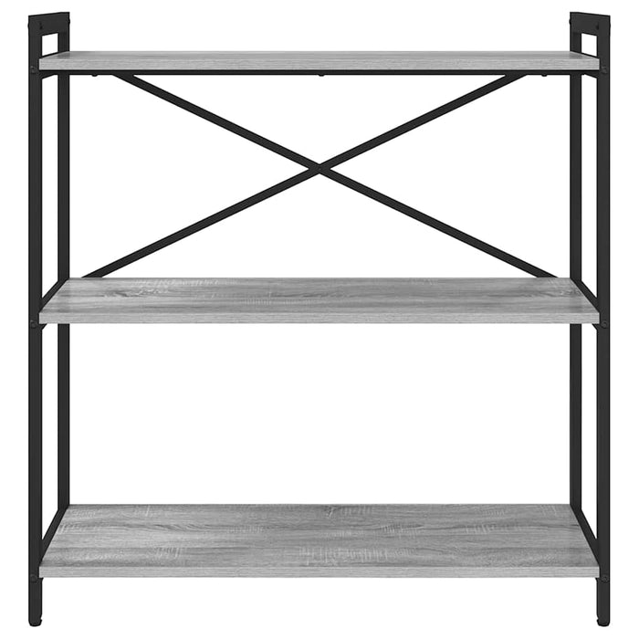 Bibliotecă sonoma gri 80 x 30 x 83 cm Lemn compozit - WALTI WALTI