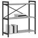 Bibliotecă sonoma gri 80 x 30 x 83 cm Lemn compozit - WALTI WALTI