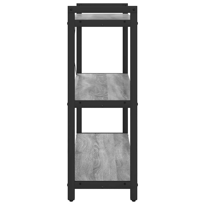 Bibliotecă sonoma gri 80 x 30 x 83 cm Lemn compozit - WALTI WALTI