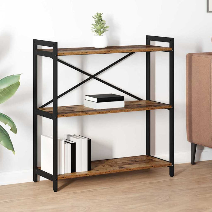 Bibliotecă Lemn vechi 80 x 30 x 83 cm Lemn compozit - WALTI WALTI