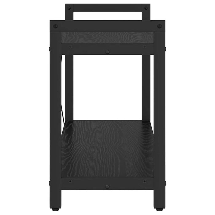 Bibliotecă Stejar negru 80 x 30 x 48.5 cm Lemn compozit - WALTI WALTI